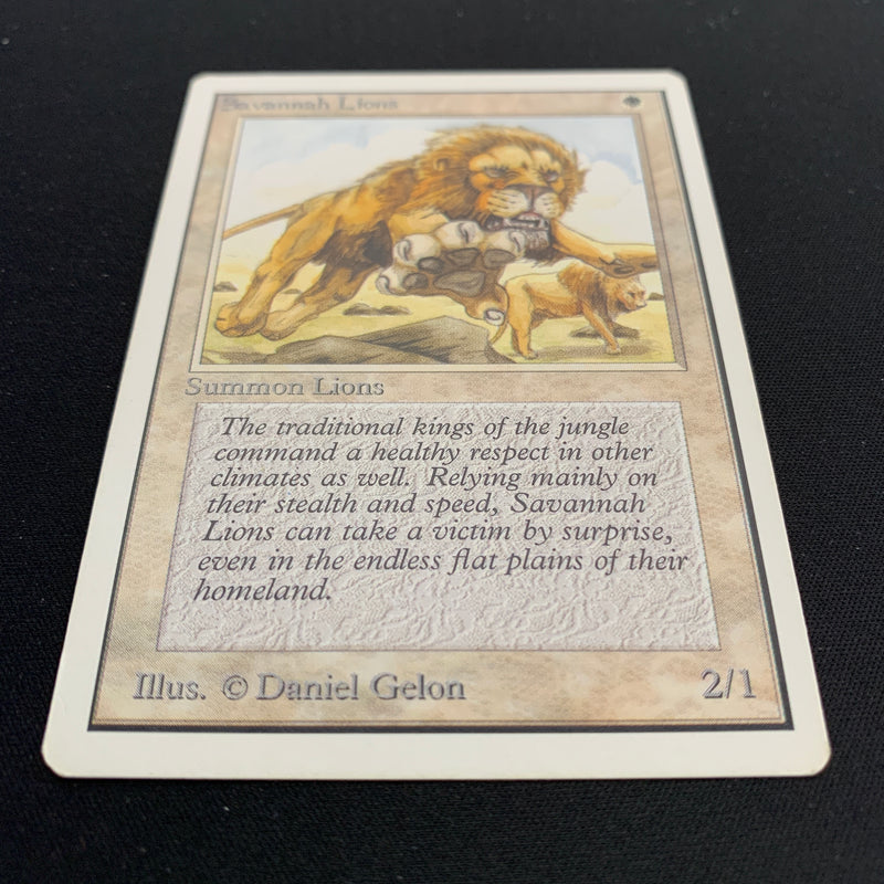 Magic the Gathering Savannah Lions - Unlimited 