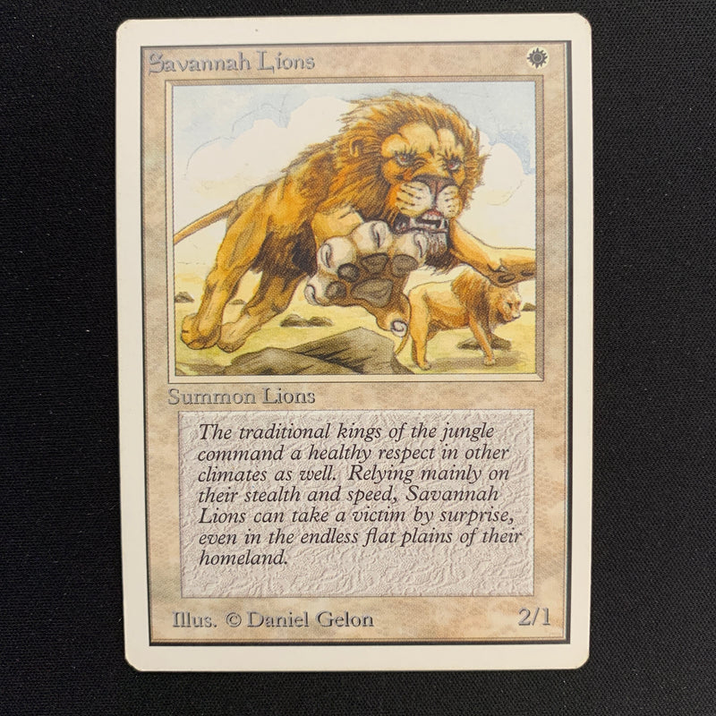 Magic the Gathering Savannah Lions - Unlimited 