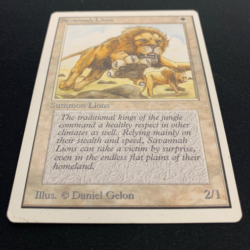 Magic the Gathering Savannah Lions - Unlimited 