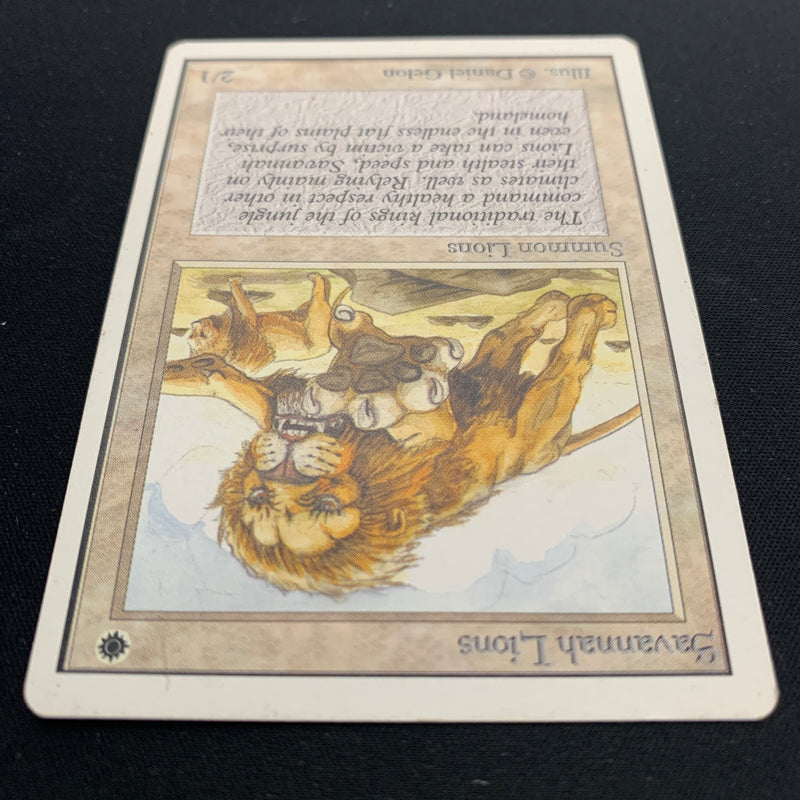 Magic the Gathering Savannah Lions - Unlimited 