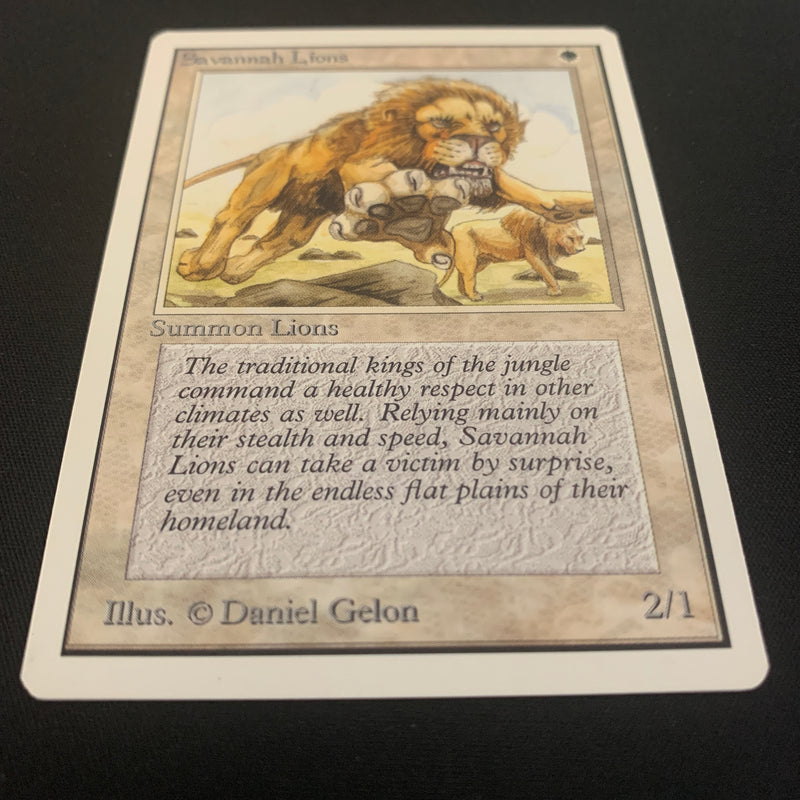 Magic the Gathering Savannah Lions - Unlimited 