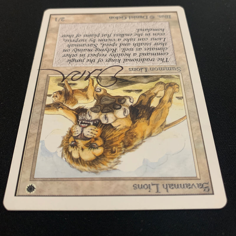 Magic the Gathering Savannah Lions - Unlimited 