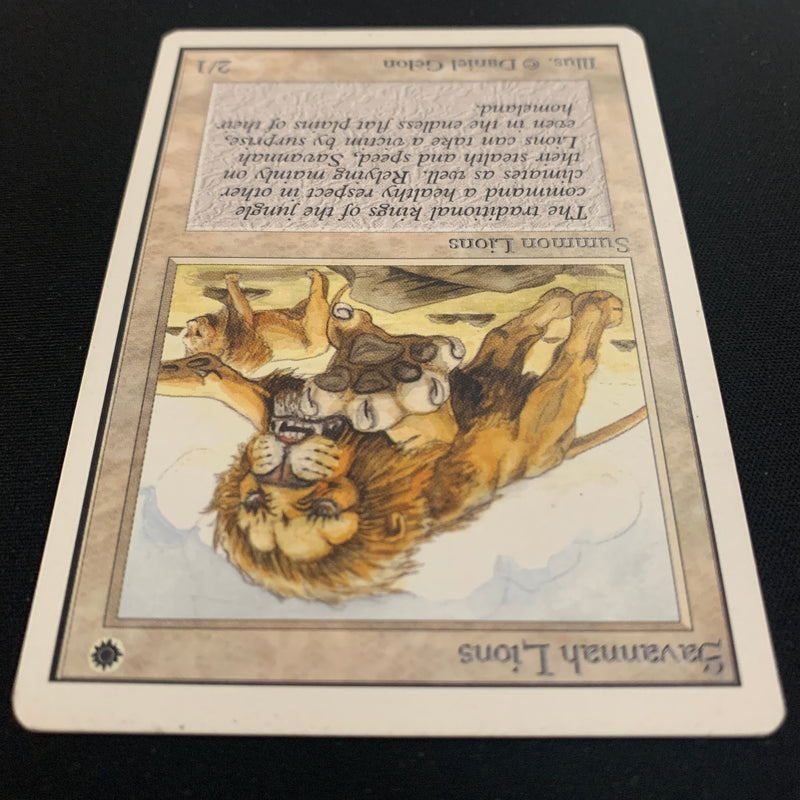 Magic the Gathering Savannah Lions - Unlimited 