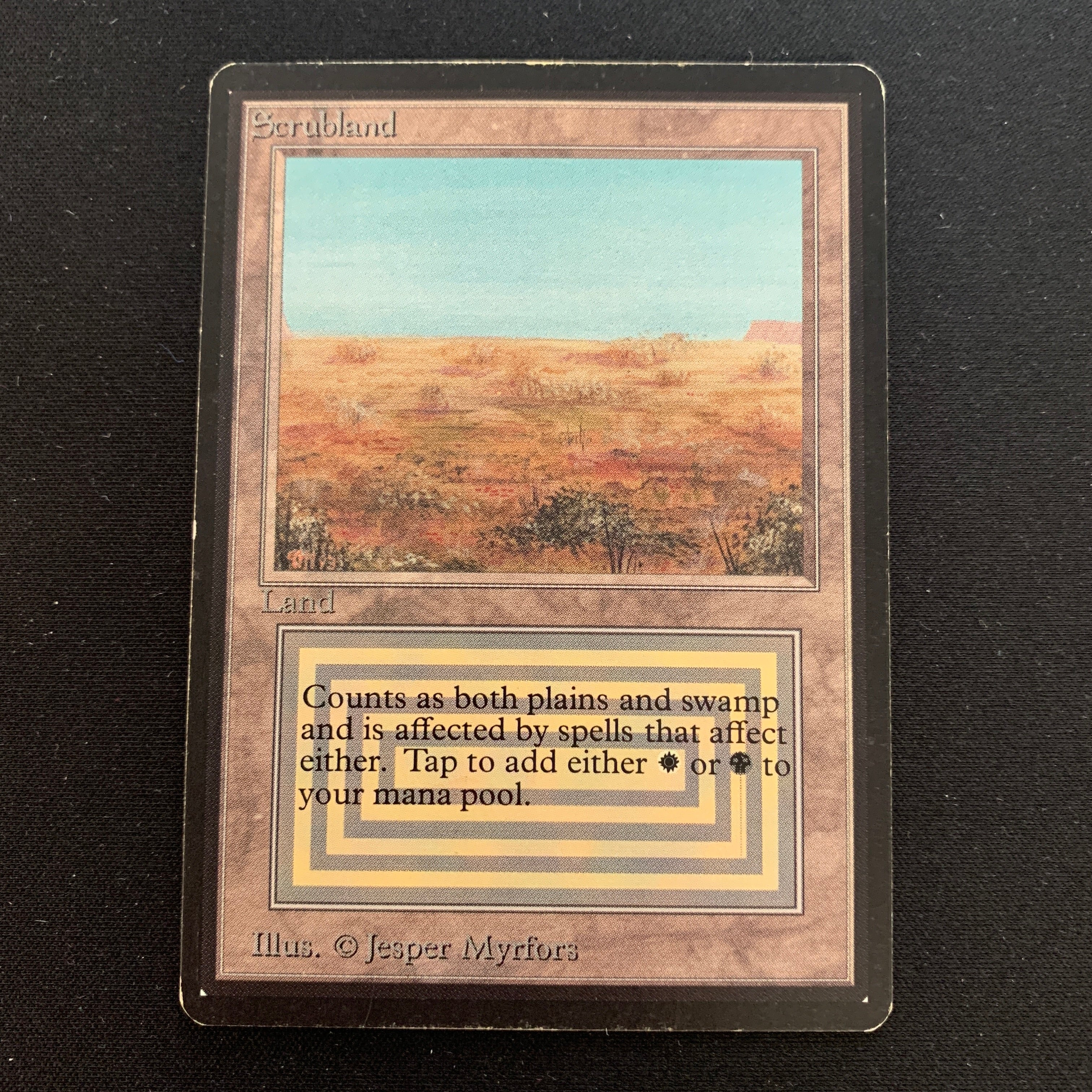 MTG Singles - Scrubland - Beta - 