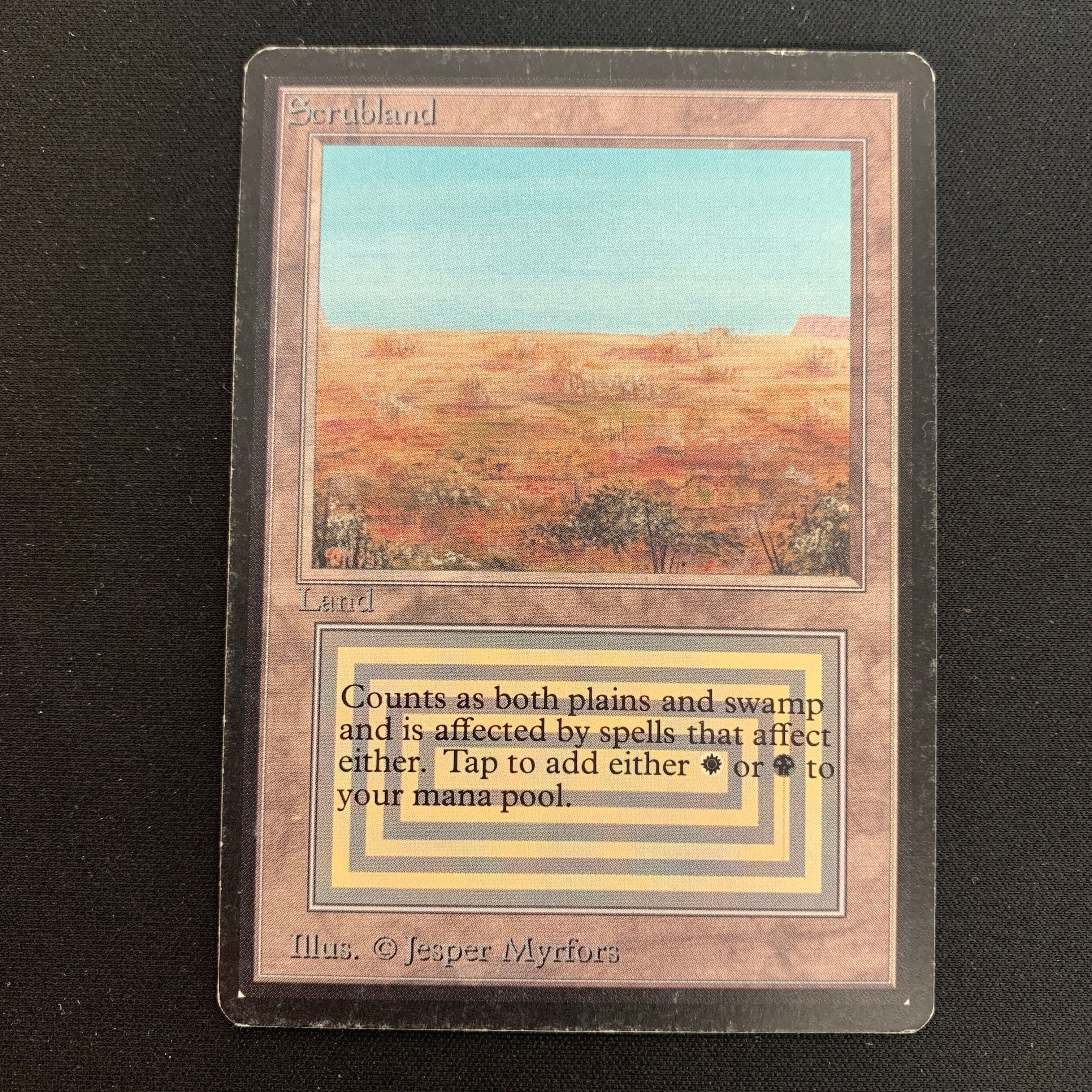 MTG Singles - Scrubland - Beta - 