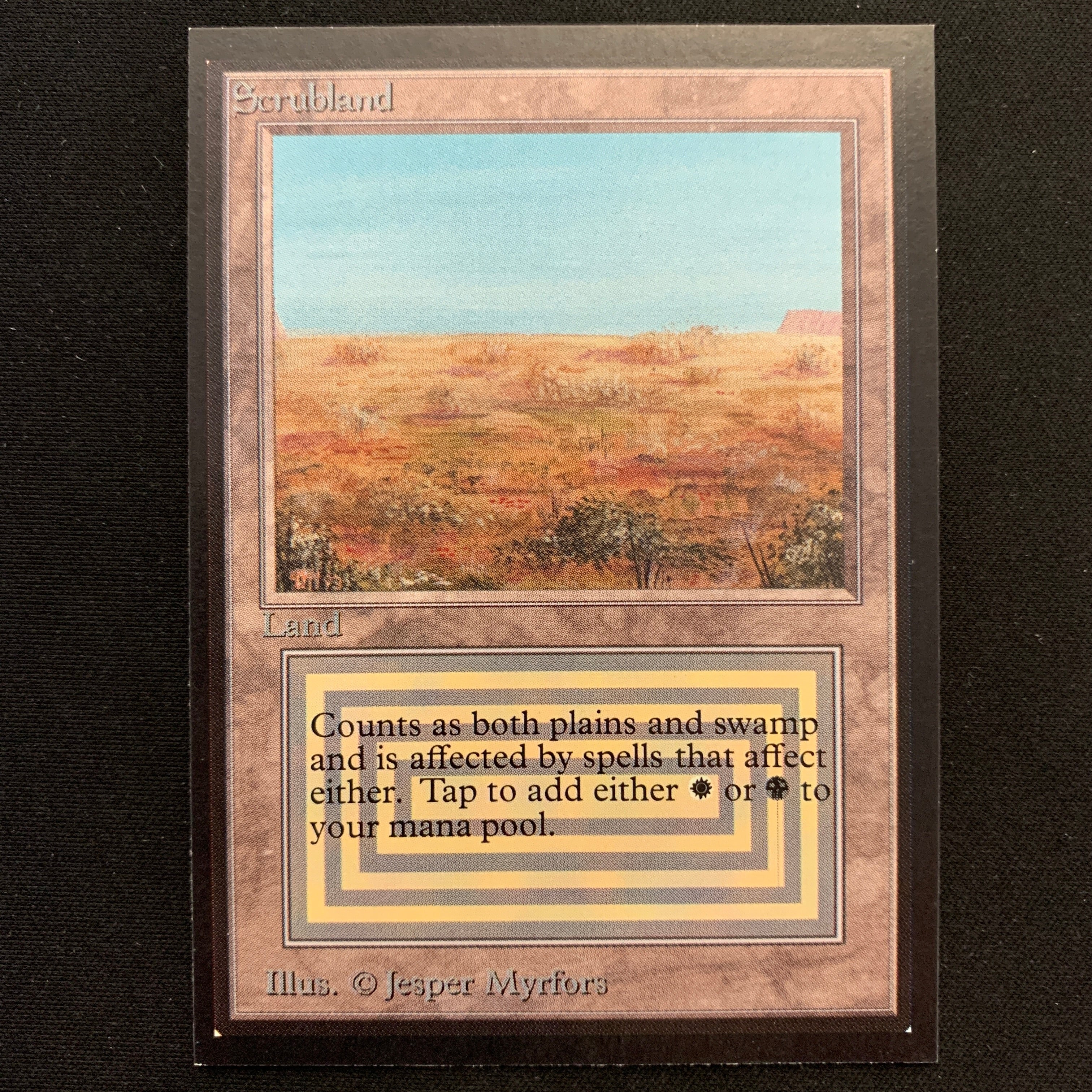 MTG Singles - Scrubland - Collectors' Edition - 