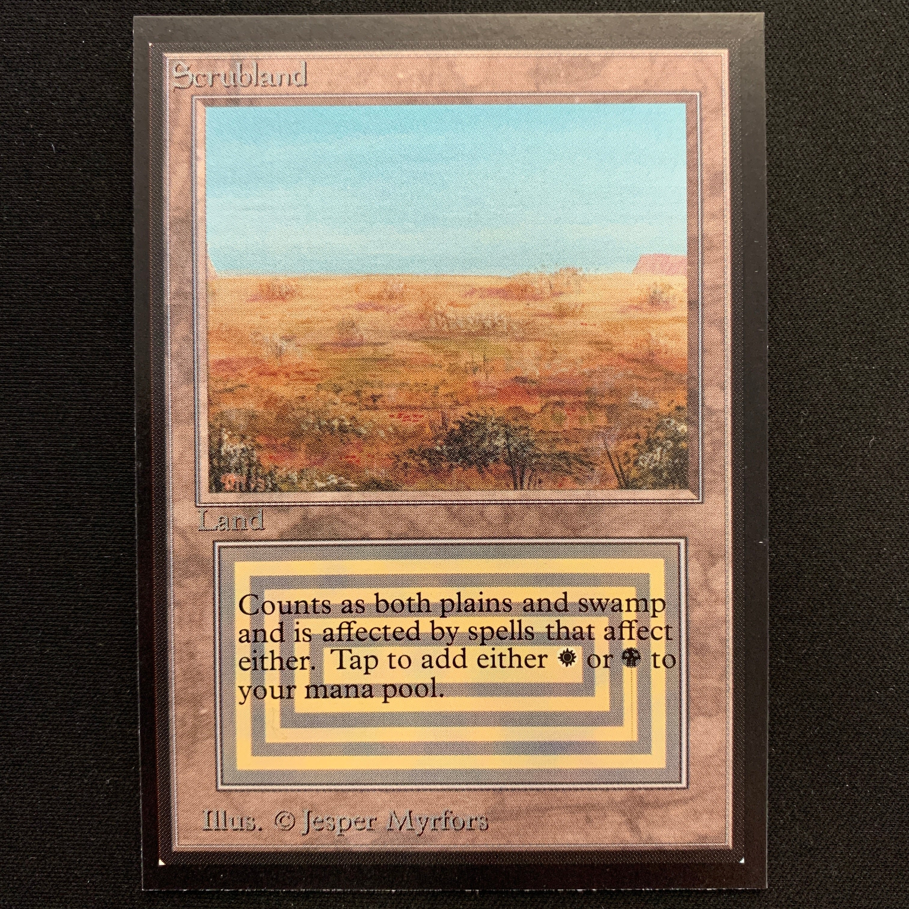 MTG Singles - Scrubland - Collectors' Edition - 