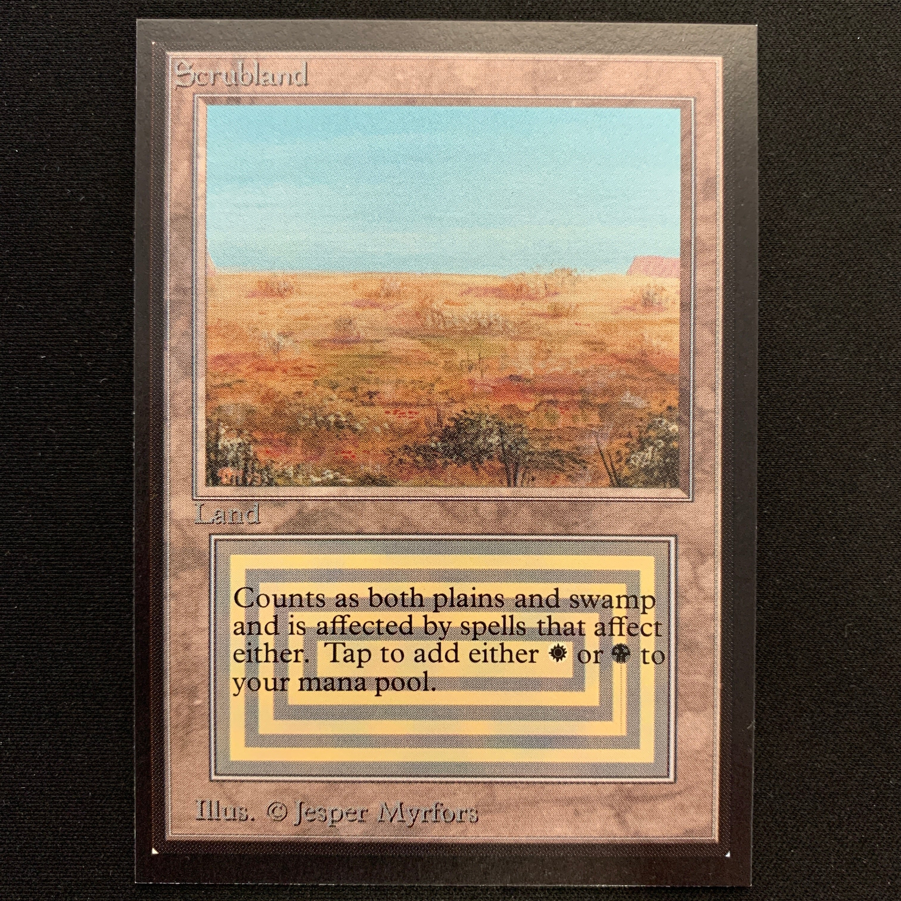 MTG Singles - Scrubland - Collectors' Edition - 