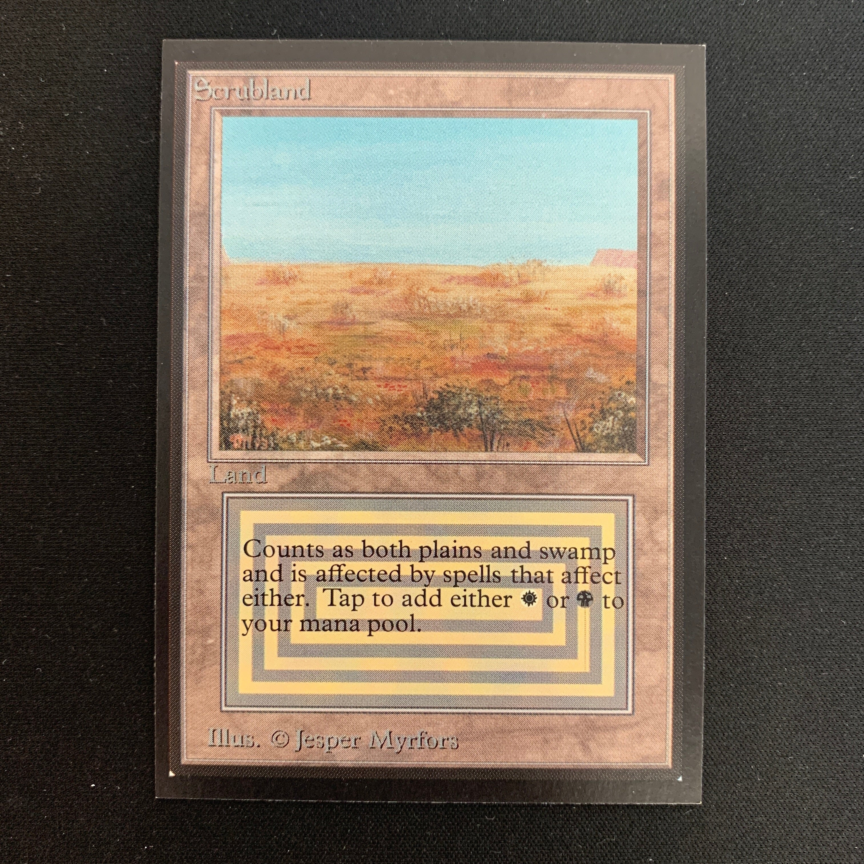 MTG Singles - Scrubland - Collectors' Edition - 