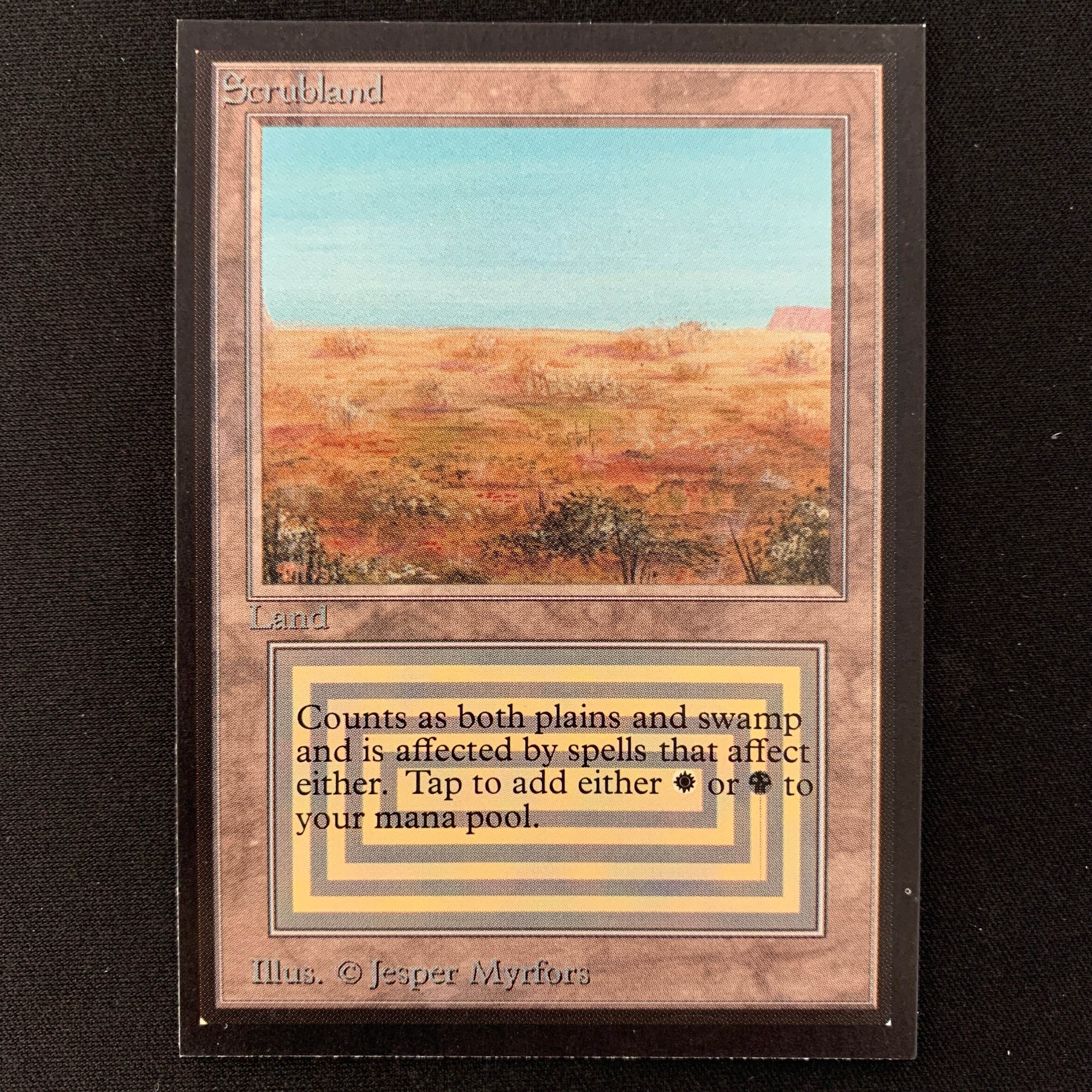 MTG Singles - Scrubland - Collectors' Edition - 
