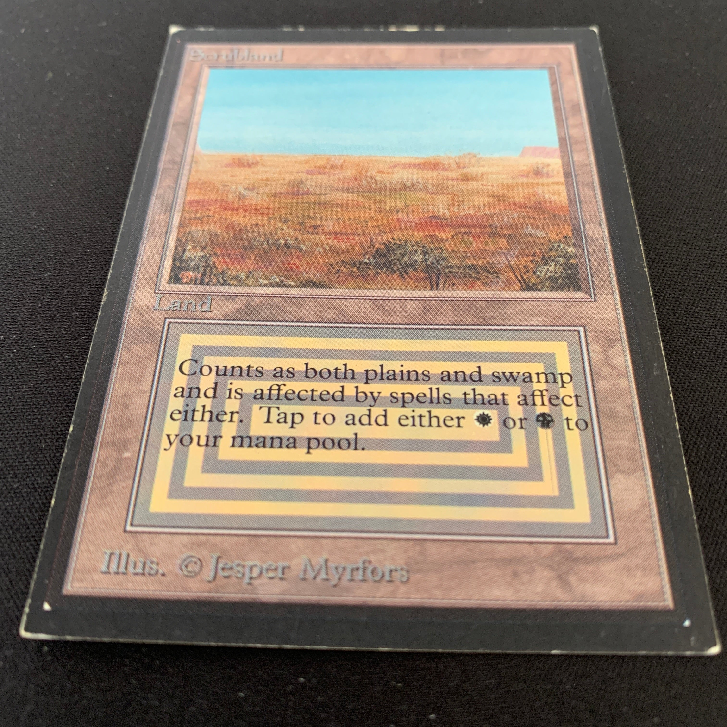 MTG Singles - Scrubland - Collectors' Edition - 