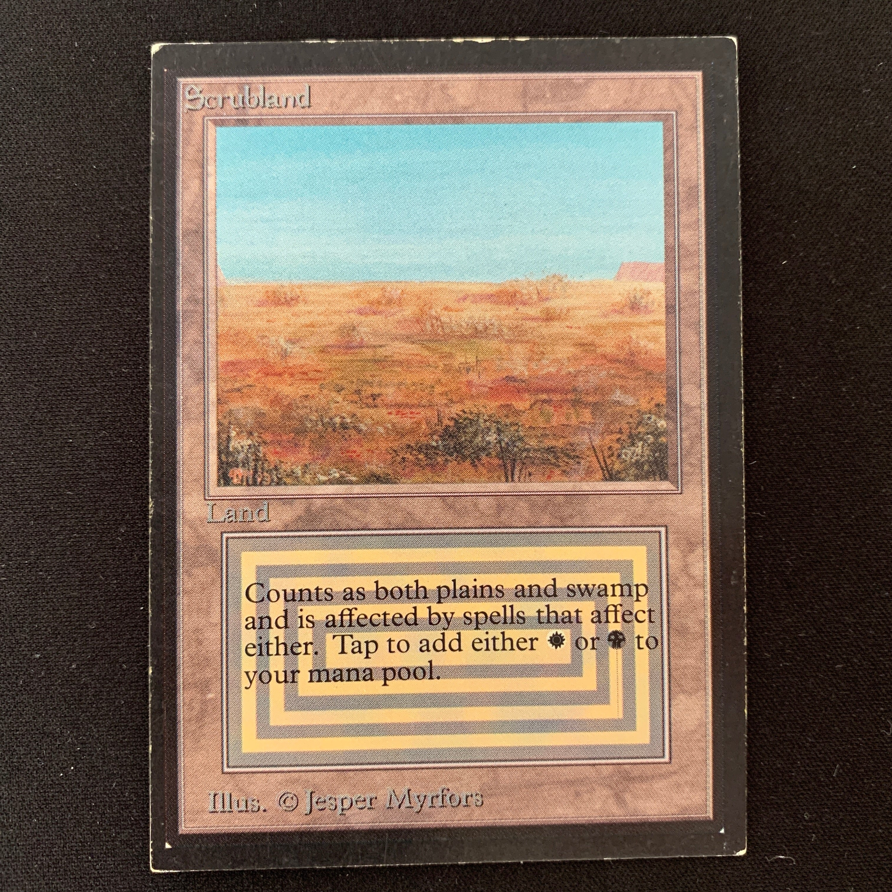 MTG Singles - Scrubland - Collectors' Edition - 