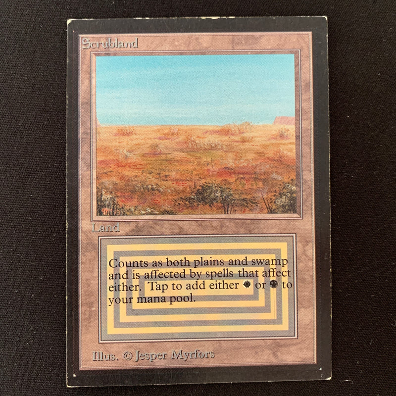 Magic the Gathering Scrubland - Collectors' Edition 