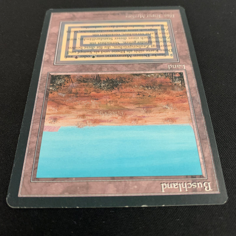 Magic the Gathering Scrubland - Foreign Black Bordered - German 