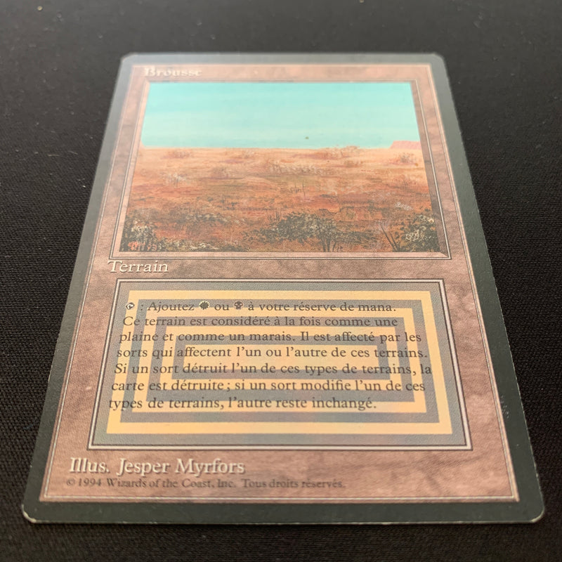 Magic the Gathering Scrubland - Foreign Black Bordered - Italian 