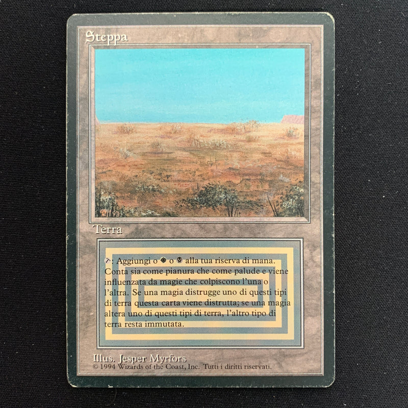 Magic the Gathering Scrubland - Foreign Black Bordered - Italian 