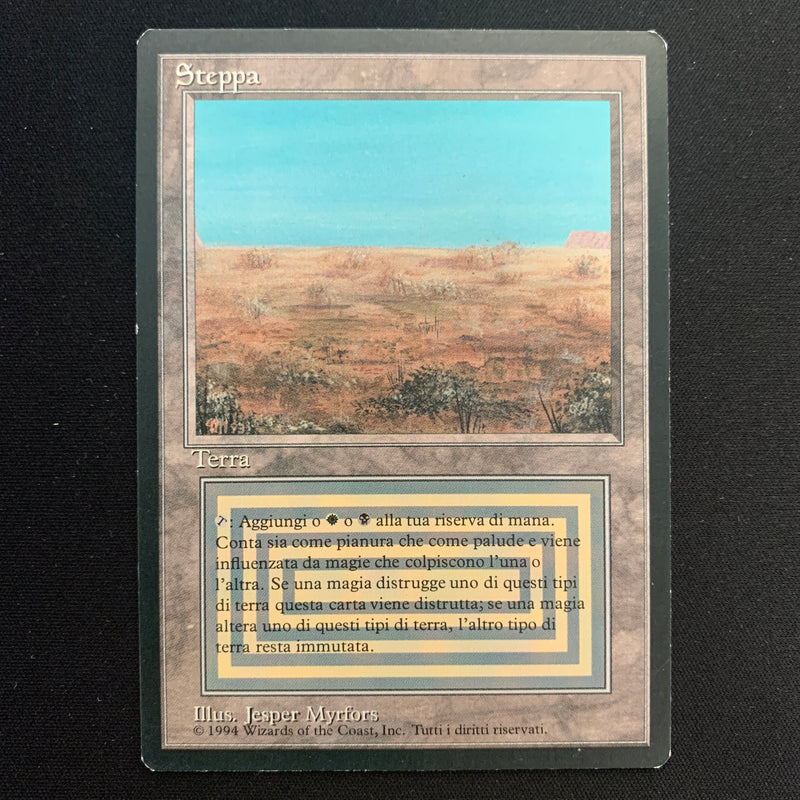 Magic the Gathering Scrubland - Foreign Black Bordered - Italian 