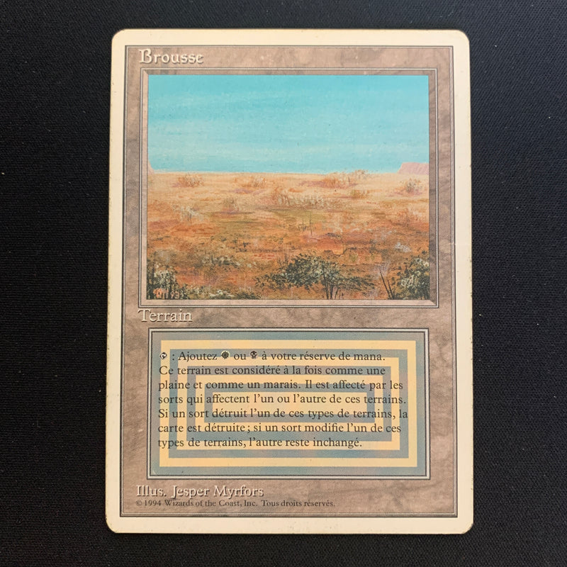 Scrubland - Foreign White Bordered - French