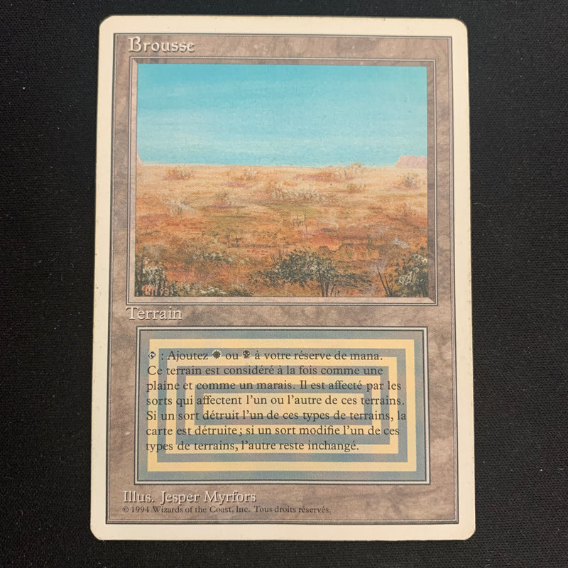 Scrubland - Foreign White Bordered - French