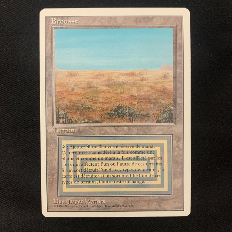 Scrubland - Foreign White Bordered - French