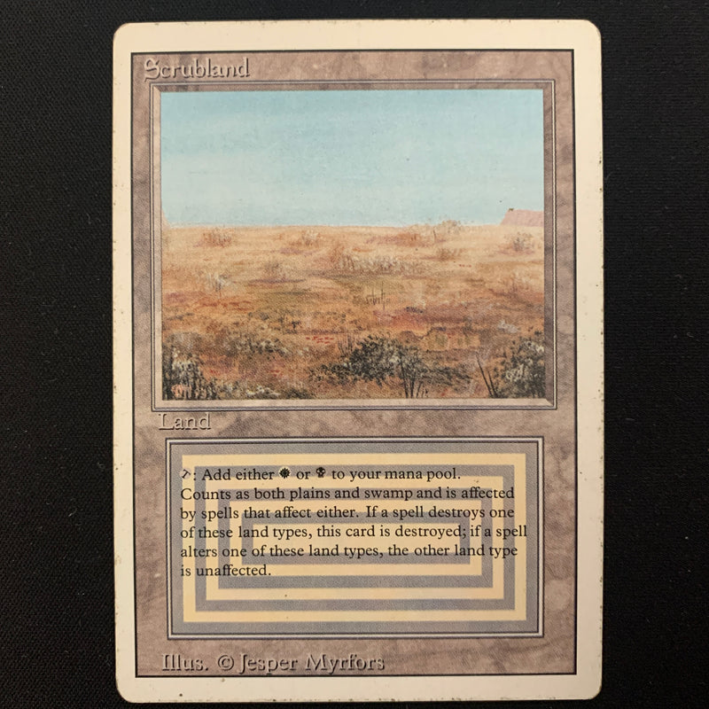 Magic the Gathering Scrubland - Revised PL - 24476