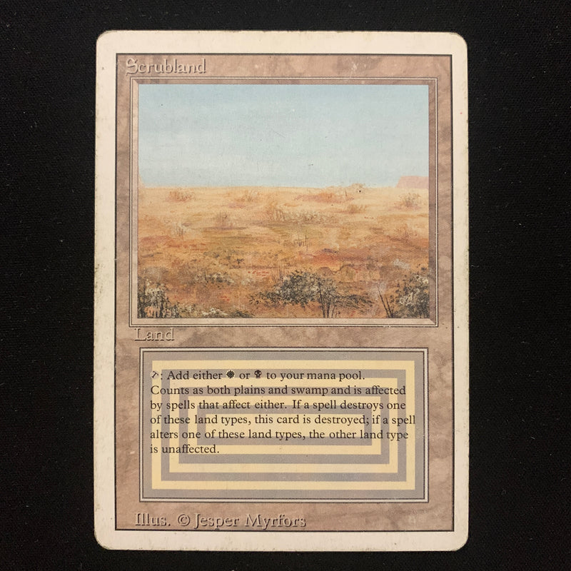 Magic the Gathering Scrubland - Revised PL - 24719