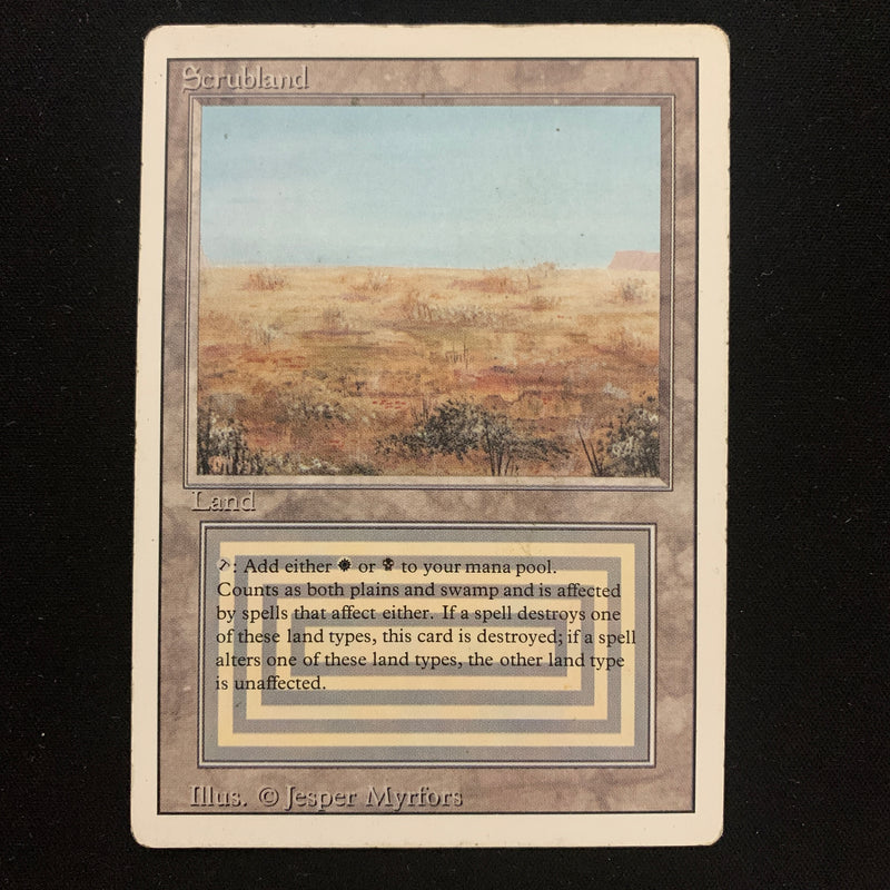 Magic the Gathering Scrubland - Revised PL - 24720