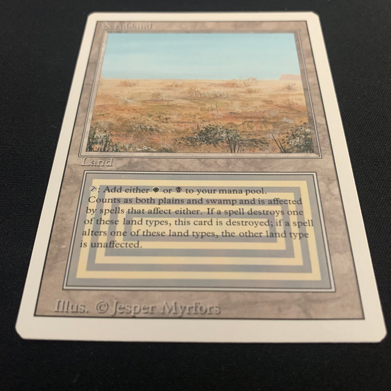 Magic the Gathering Scrubland - Revised 