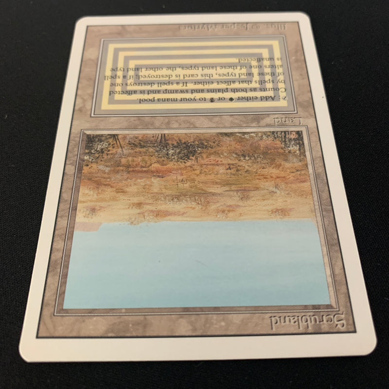 Magic the Gathering Scrubland - Revised 