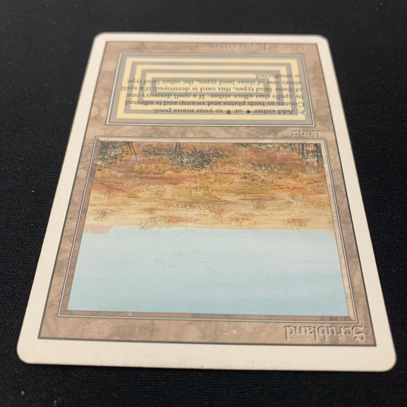 Magic the Gathering Scrubland - Revised 