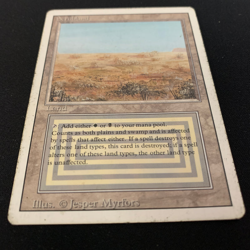 Magic the Gathering Scrubland - Revised 