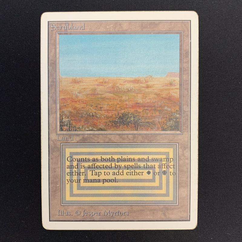 Magic the Gathering Scrubland - Unlimited 