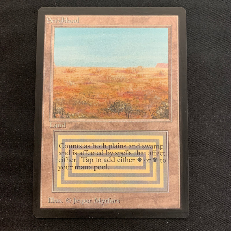 Magic the Gathering Scrubland - Unlimited 