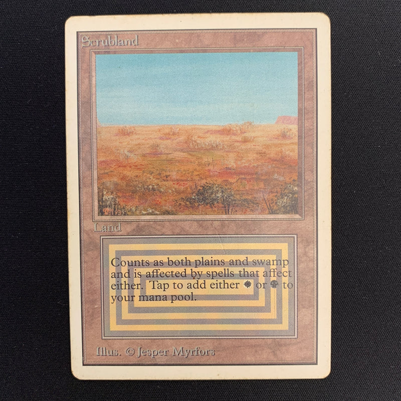 Magic the Gathering Scrubland - Unlimited 