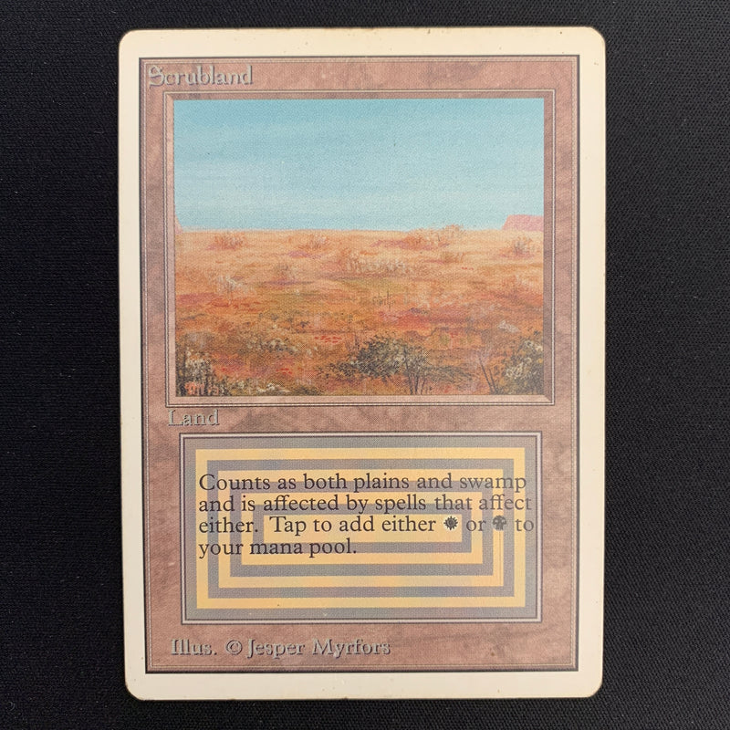 Magic the Gathering Scrubland - Unlimited 