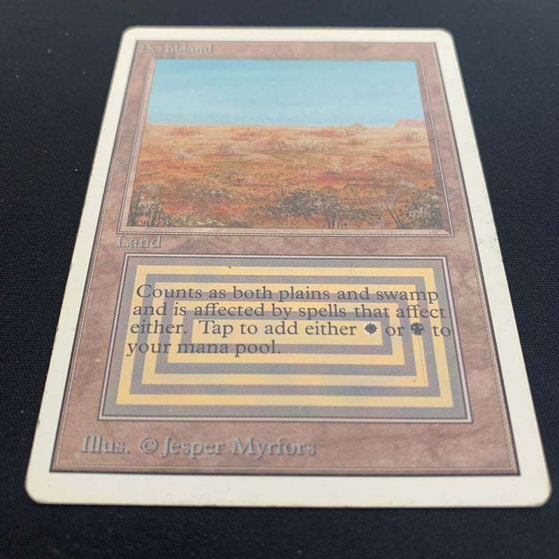 Magic the Gathering Scrubland - Unlimited 