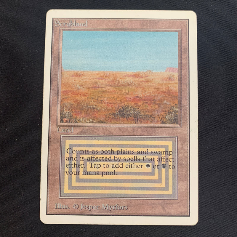 Magic the Gathering Scrubland - Unlimited 