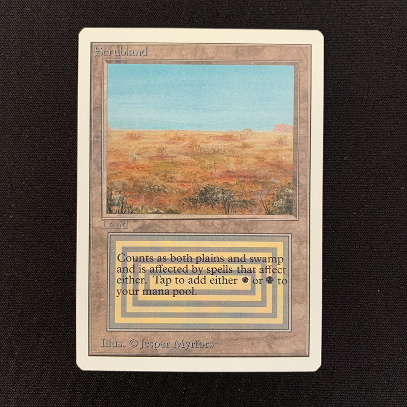 Magic the Gathering Scrubland - Unlimited 