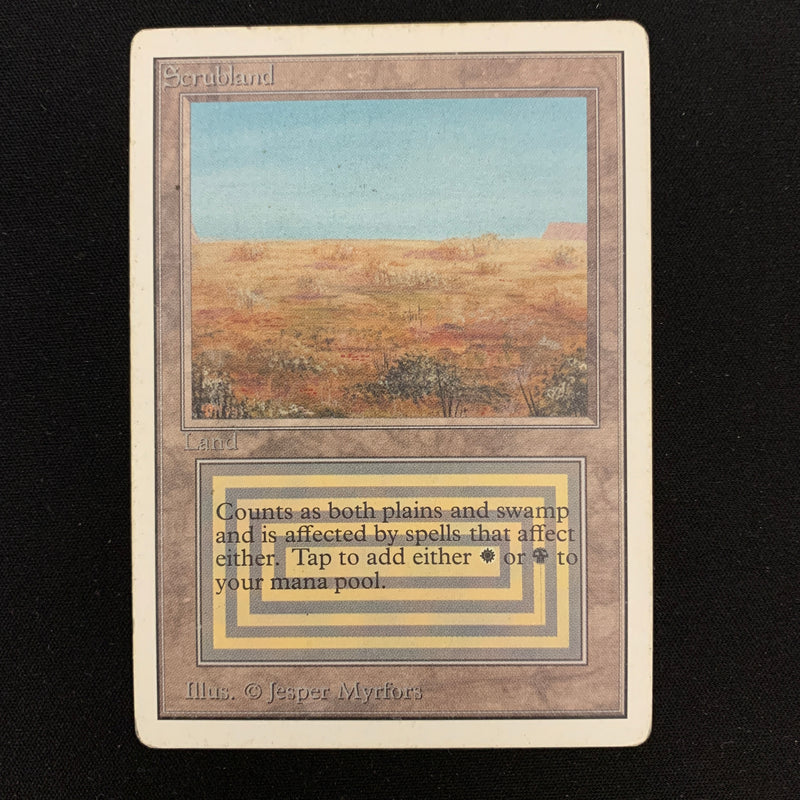 Magic the Gathering Scrubland - Unlimited 