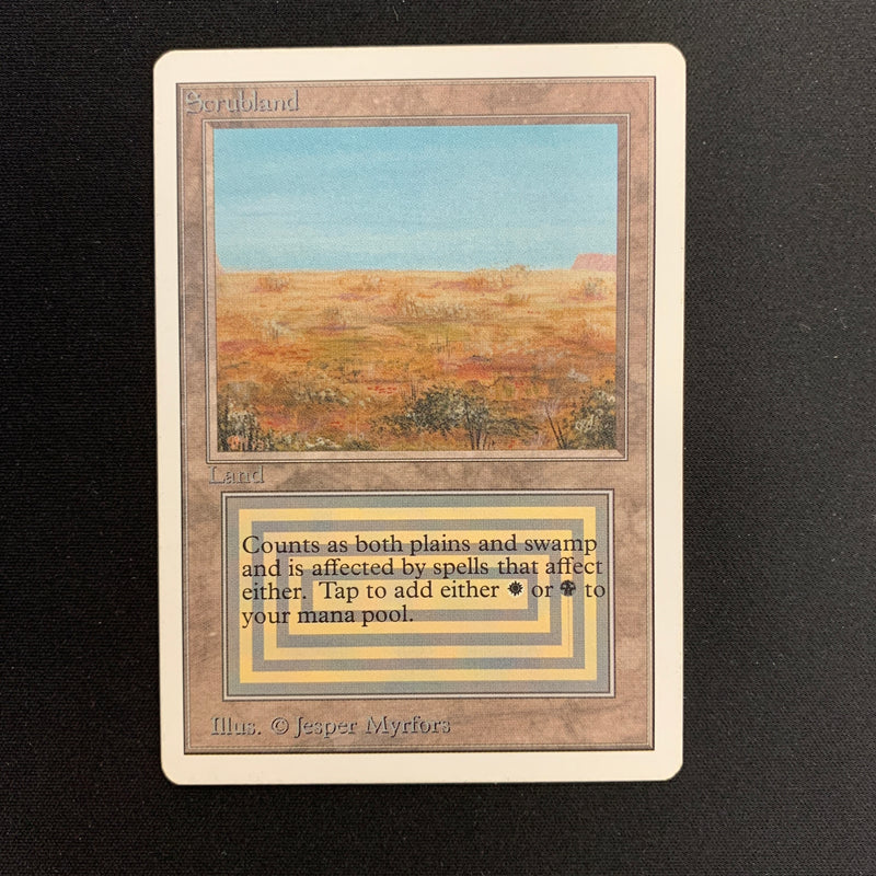 Magic the Gathering Scrubland - Unlimited 