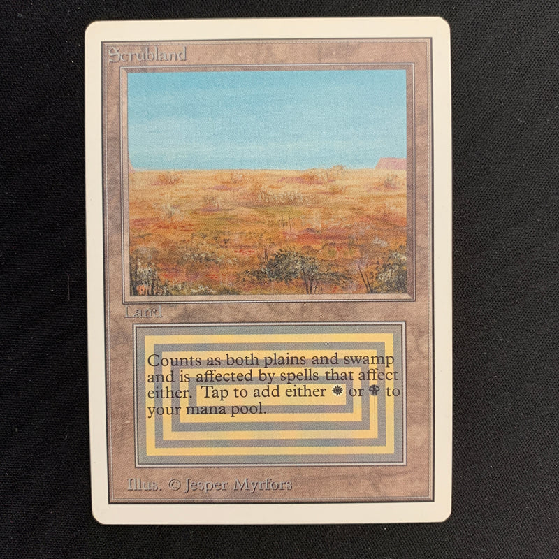 Magic the Gathering Scrubland - Unlimited 