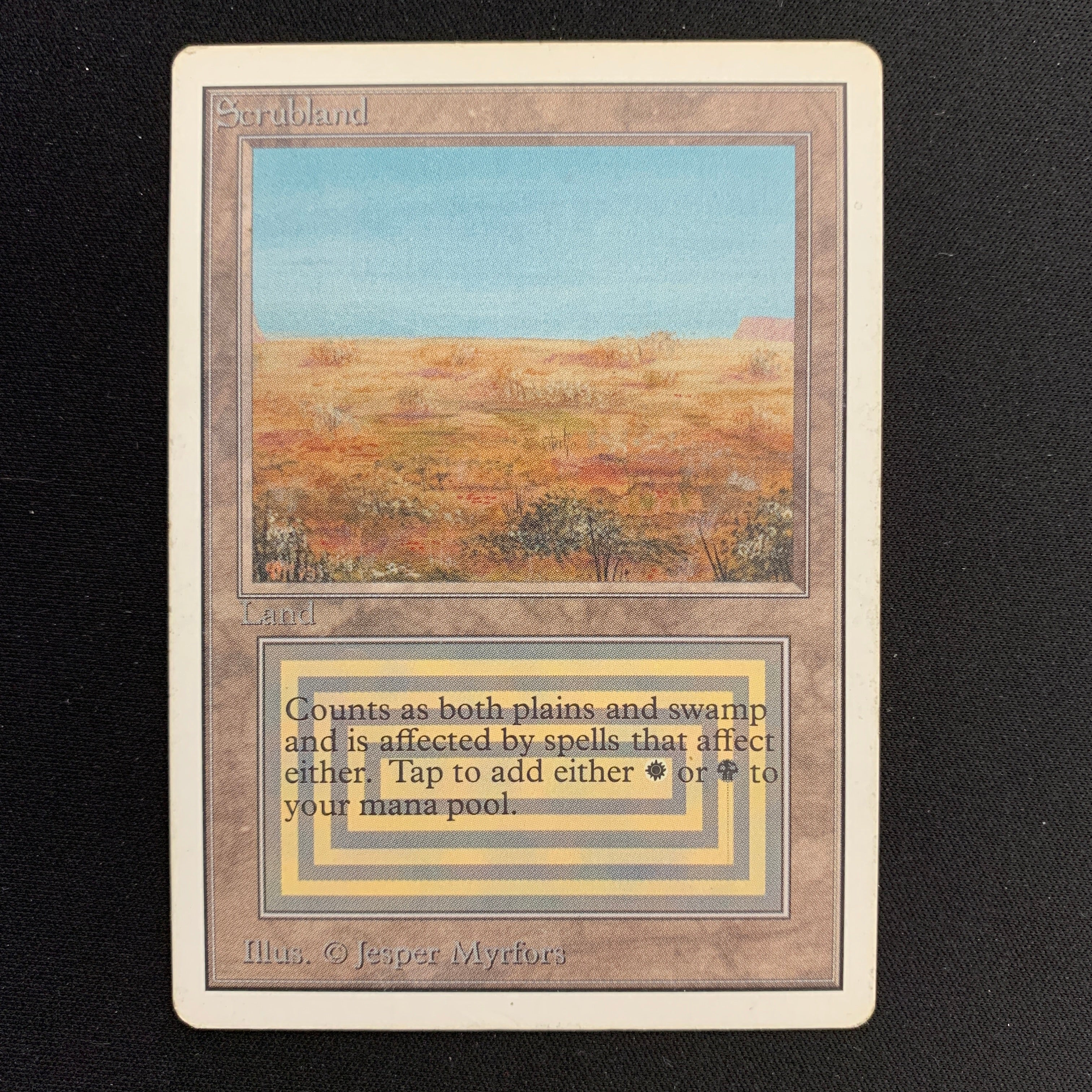 MTG Singles - Scrubland - Unlimited - 