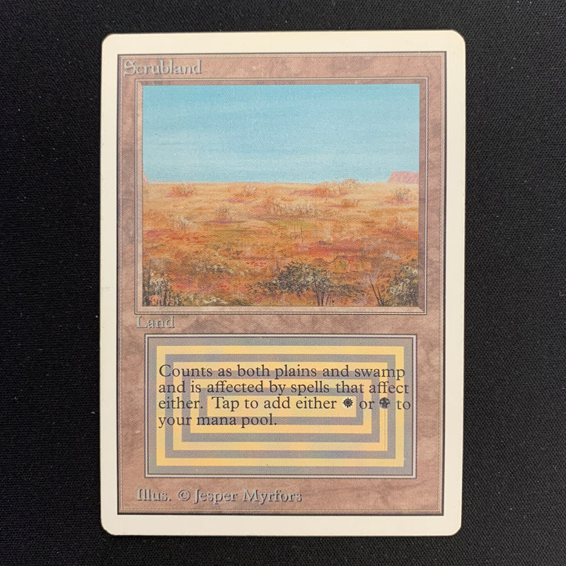 Magic the Gathering Scrubland - Unlimited 