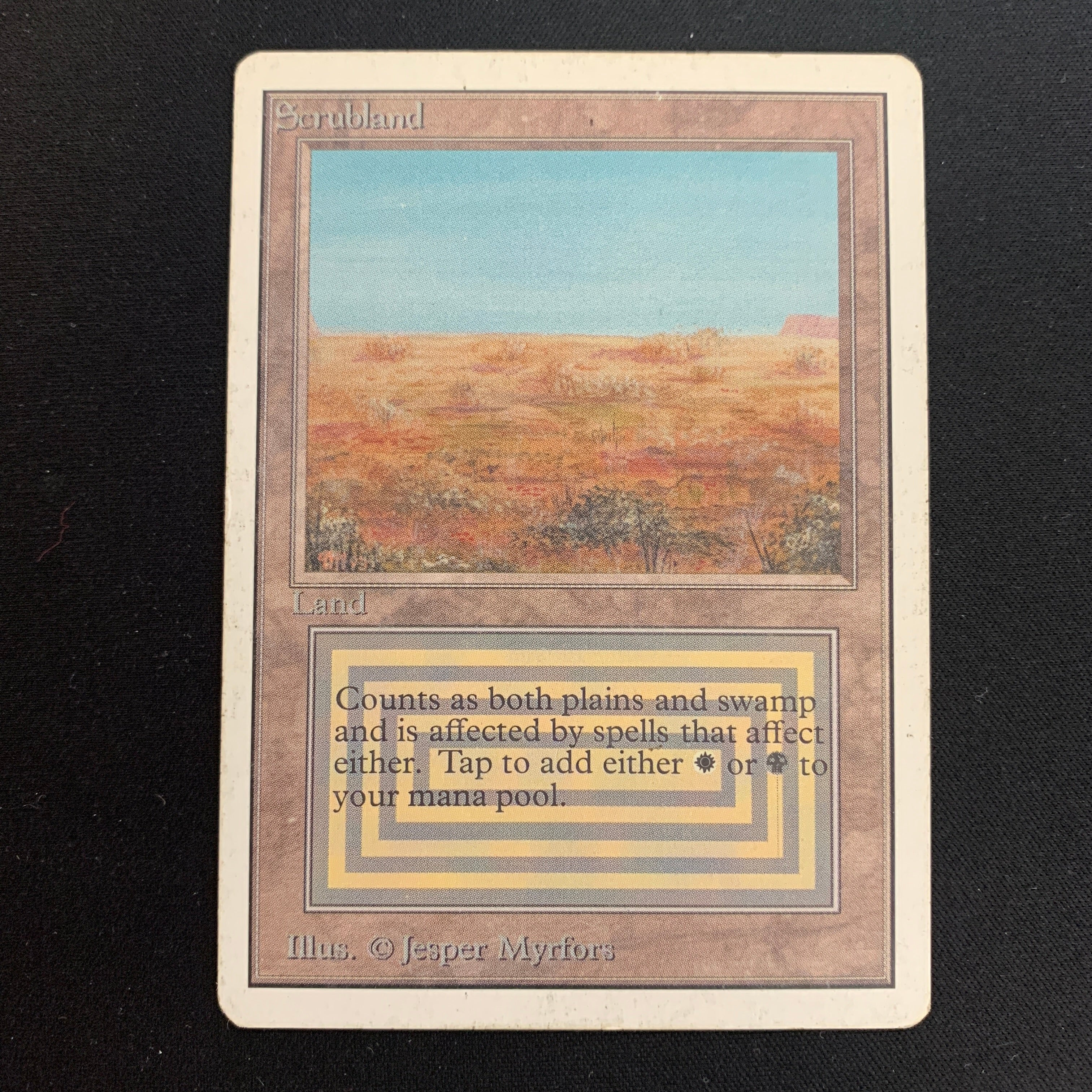 MTG Singles - Scrubland - Unlimited - 