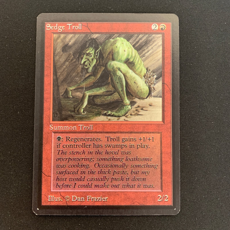 Magic the Gathering Sedge Troll - Beta 