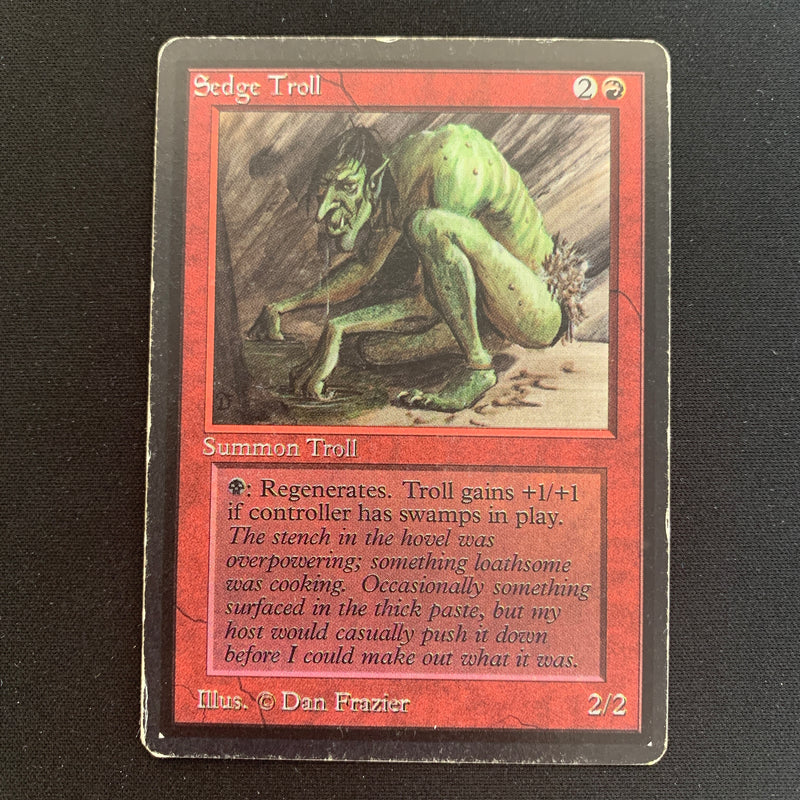 Magic the Gathering Sedge Troll - Beta 