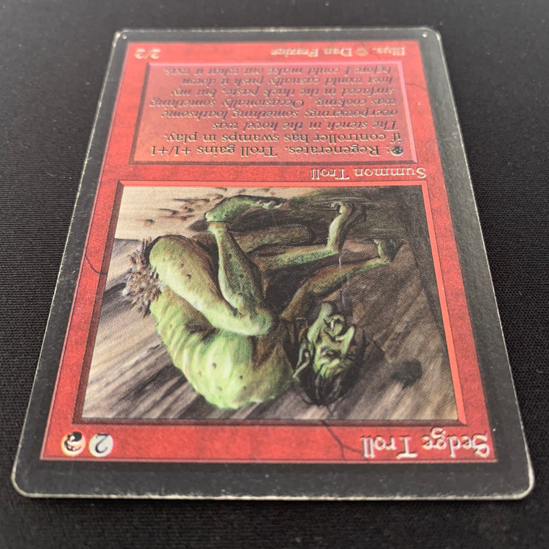 Magic the Gathering Sedge Troll - Beta 