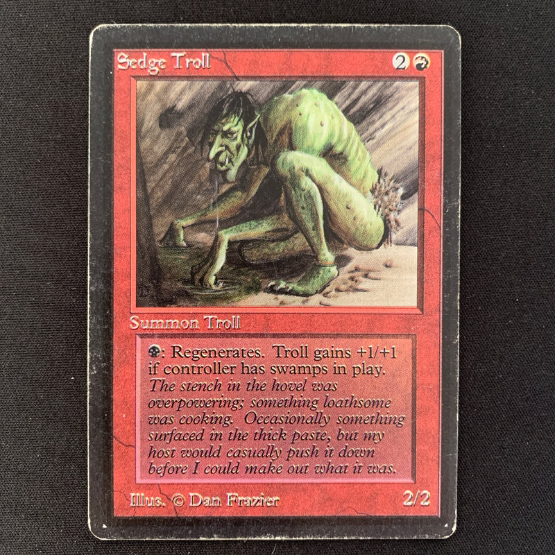 Magic the Gathering Sedge Troll - Beta 