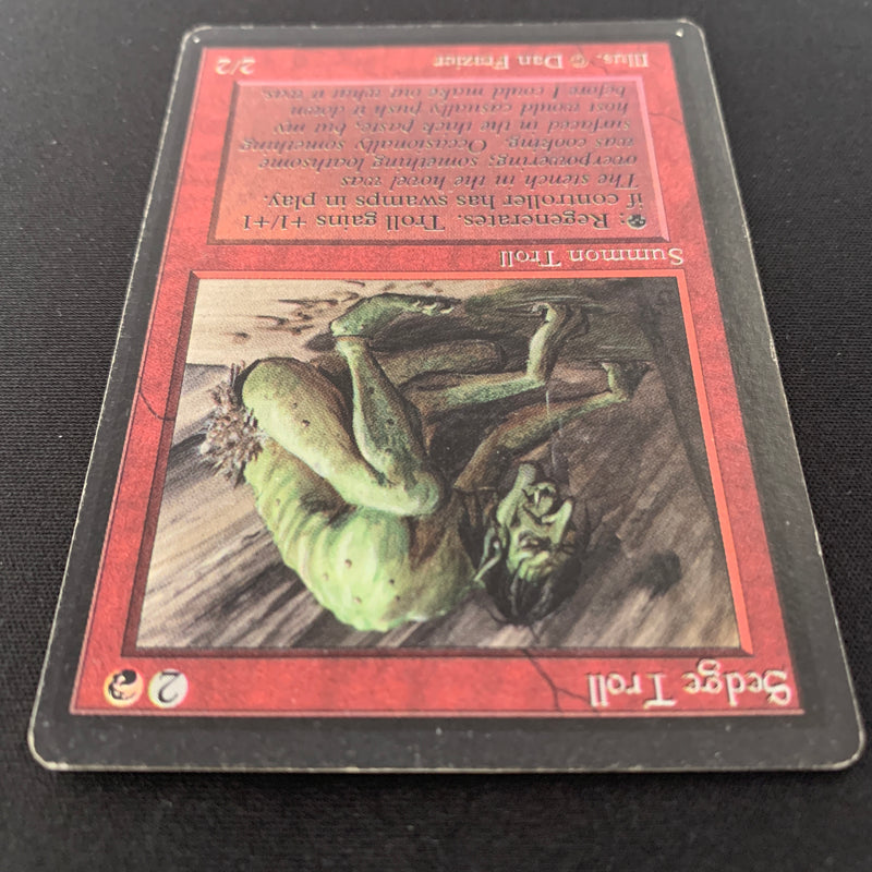 Magic the Gathering Sedge Troll - Beta 