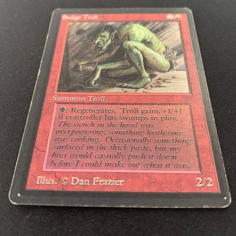 Magic the Gathering Sedge Troll - Beta 